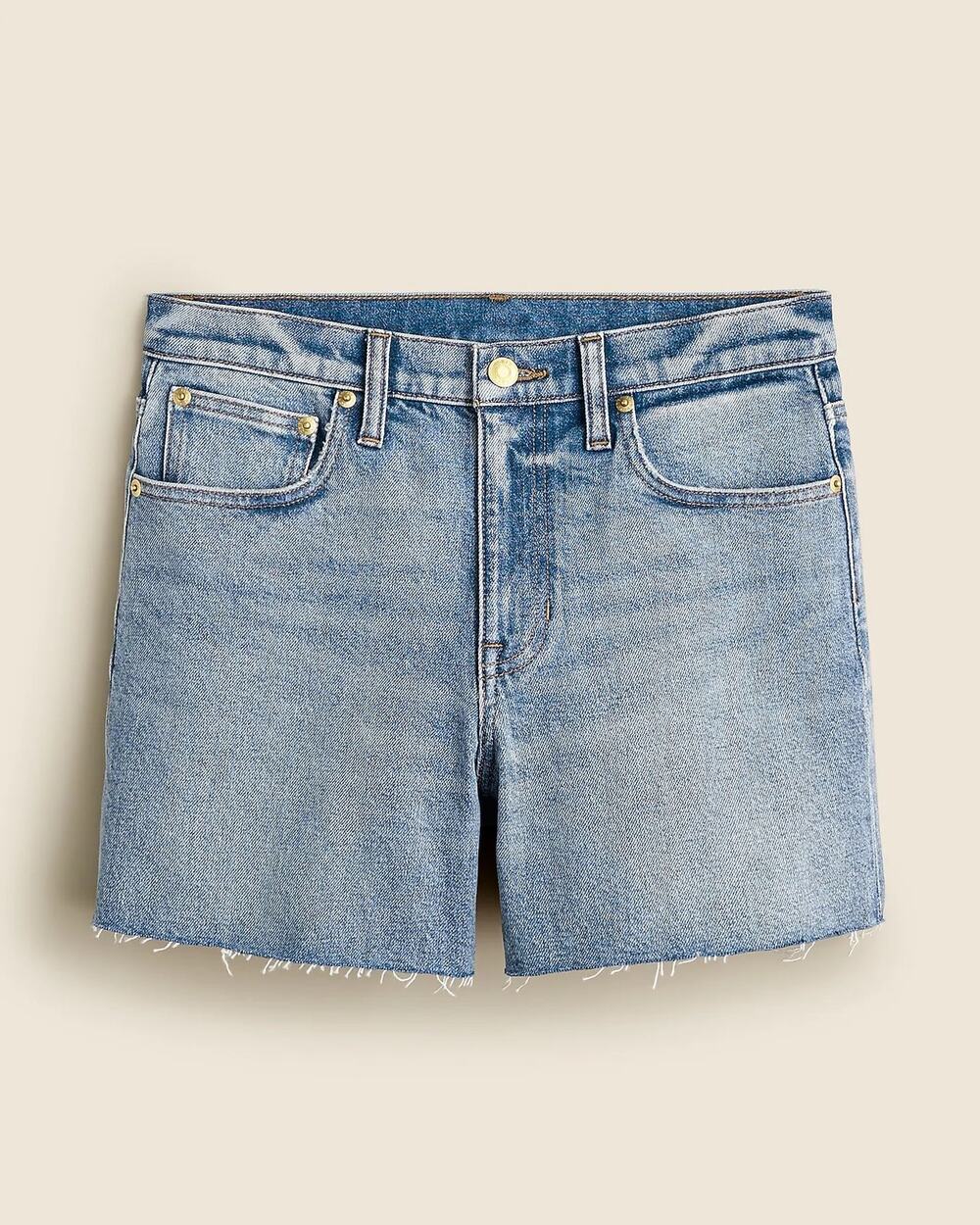 J. Crew | Women’s Medium Wash High Rise Jean Cut Off Short Sz 37 Preppy Summer